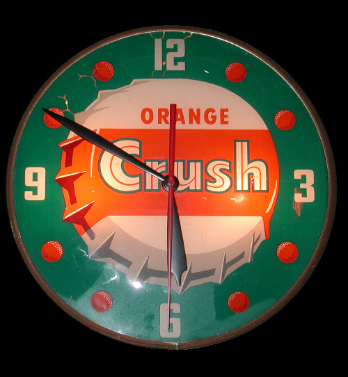 Orange Crush Clock - Clocks