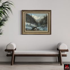 Colorado Winter Landscape painting by Texas artist Victor Armstrong.