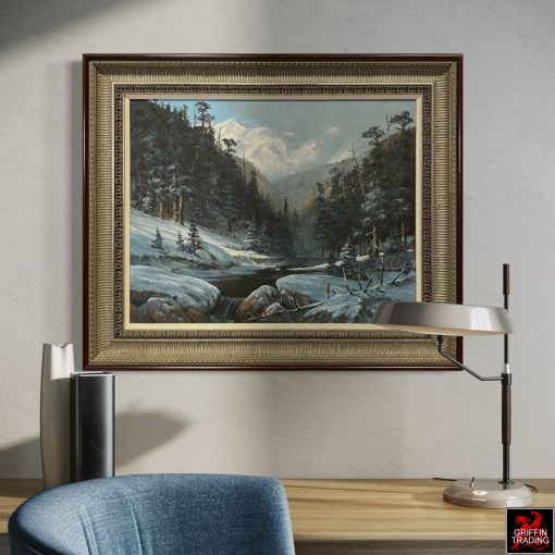 Colorado Winter Landscape painting by Texas artist Victor Armstrong.