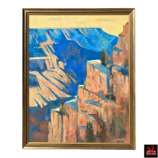 Blue Canyon Painting by Hardy Martin