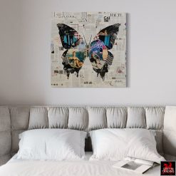 Haute Butterfly original collage artwork by Jim Hudek.