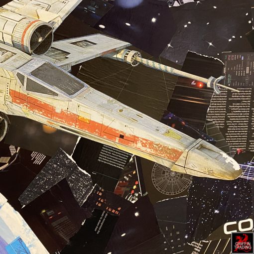 Star Wars X-Wing Starfighter artwork by Jim Hudek.