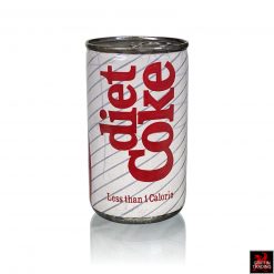 Diet Coke can by Karen Shapiro, original Raku ware.