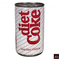 Diet Coke can by Karen Shapiro, original Raku ware.