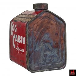 Log Cabin Syrup by Karen Shapiro, original Raku ware.