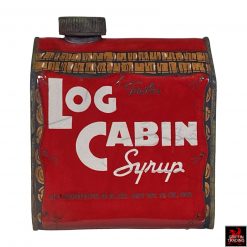 Log Cabin Syrup by Karen Shapiro, original Raku ware.