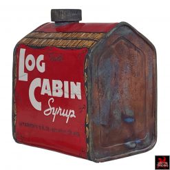 Log Cabin Syrup by Karen Shapiro, original Raku ware.