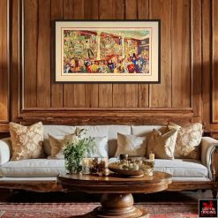 FX McRorys Whiskey Bar signed original serigraph by LeRoy Neiman