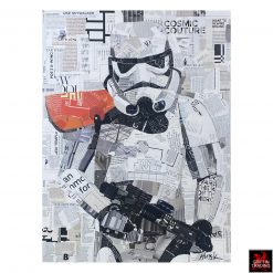 Star Wars Stormtrooper original collage artwork by Jim Hudek