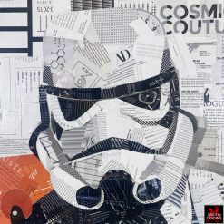 Star Wars Stormtrooper original collage artwork by Jim Hudek