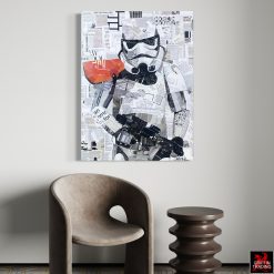 Star Wars Stormtrooper original collage artwork by Jim Hudek