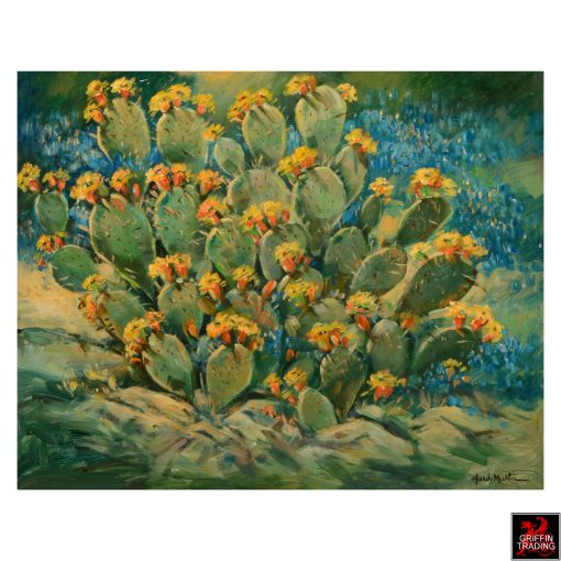 Summer Bloom Cactus Painting by Hardy Martin