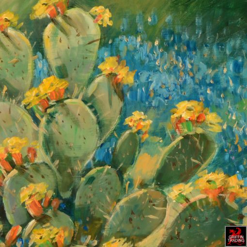 Summer Bloom Cactus Painting by Hardy Martin