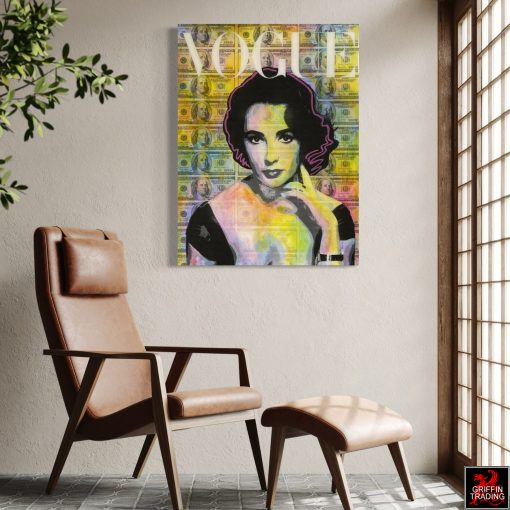 Elizabeth Taylor The Color Of Money by Jim Hudek